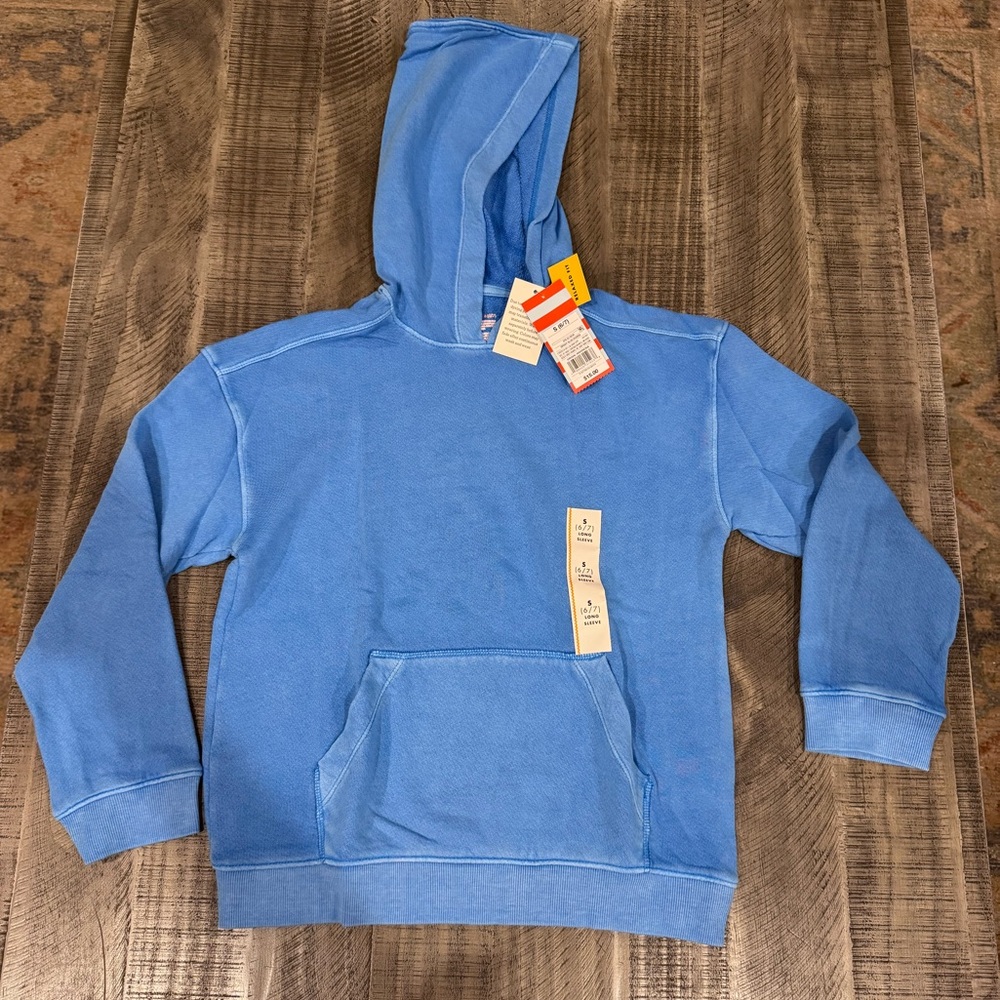 Cat & Jack Blue Hoodie- size S (6/7)